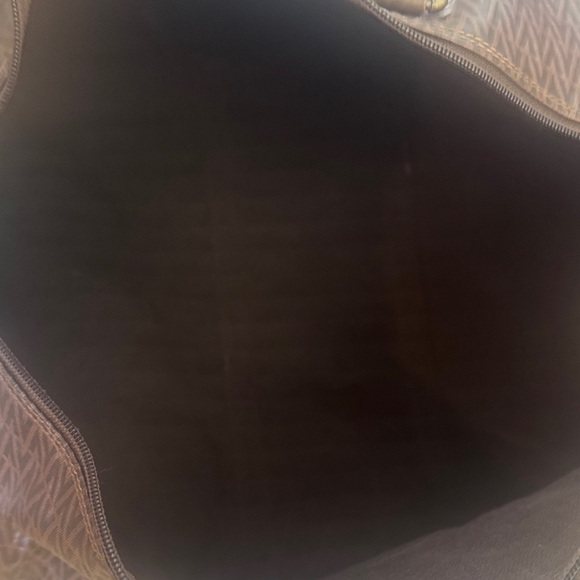Valentino Vintage Brown Patterned Duffel Bag - Picture 16 of 16